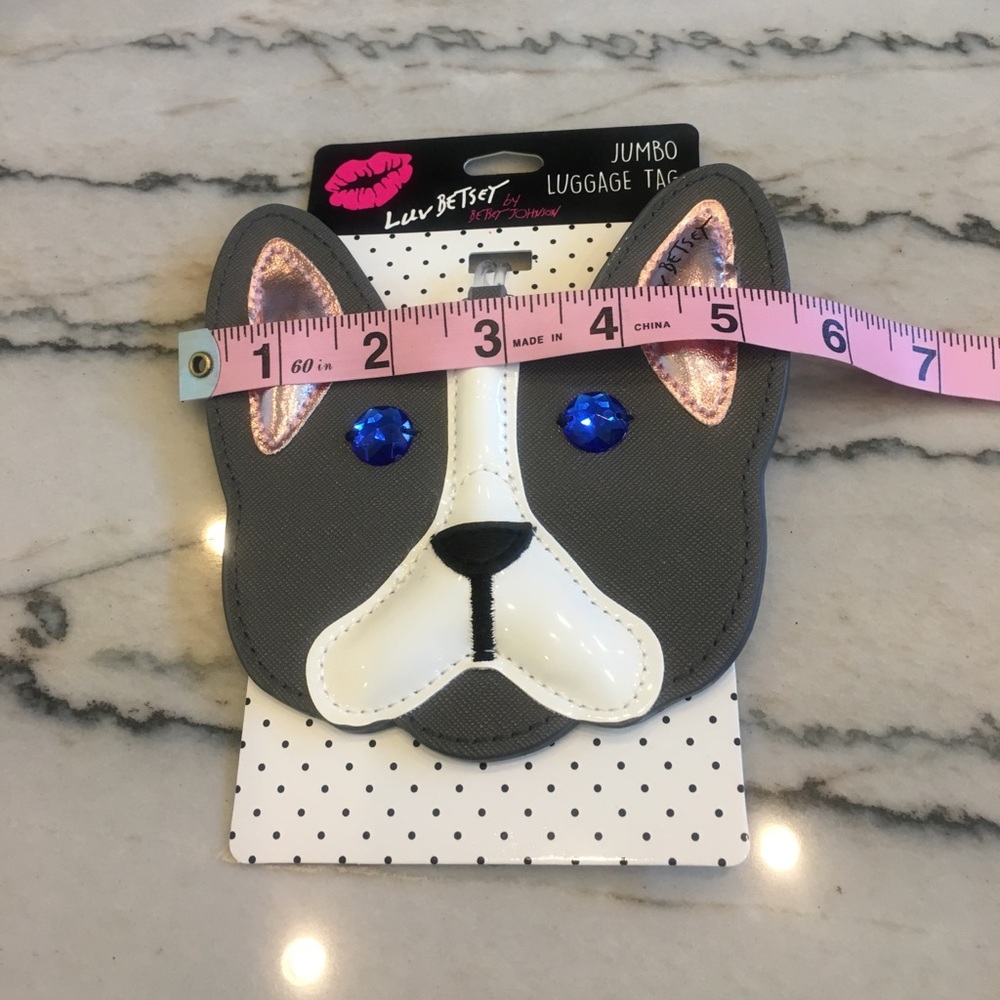 NWT Betsey Johnson Jumbo Luggage Tag - Picture 4 of 5